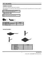 Preview for 3 page of HAMPTON BAY MARINA POINT GT-11189-SSS Use And Care Manual