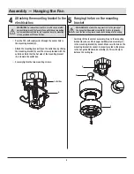 Preview for 8 page of HAMPTON BAY MARLSTON N375-MWH Use And Care Manual