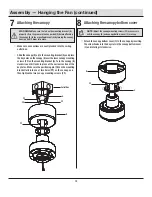 Preview for 10 page of HAMPTON BAY MARLSTON N375-MWH Use And Care Manual