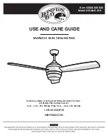 Предварительный просмотр 1 страницы HAMPTON BAY MARUCCI Use And Care Manual