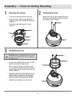 Предварительный просмотр 10 страницы HAMPTON BAY MARUCCI Use And Care Manual