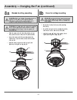 Предварительный просмотр 14 страницы HAMPTON BAY MARUCCI Use And Care Manual