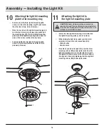 Предварительный просмотр 16 страницы HAMPTON BAY MARUCCI Use And Care Manual