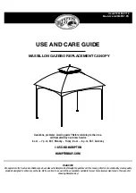 HAMPTON BAY MASSILLON Use And Care Manual preview