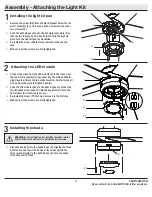 Предварительный просмотр 11 страницы HAMPTON BAY MENA 92404 Use And Care Manual