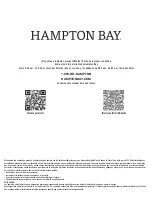 Предварительный просмотр 28 страницы HAMPTON BAY MENA 92404 Use And Care Manual