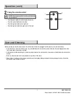 Preview for 7 page of HAMPTON BAY MES30BL-3 Use And Care Manual