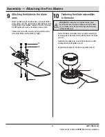 Предварительный просмотр 13 страницы HAMPTON BAY METARIE II 24 Use And Care Manual