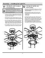 Предварительный просмотр 14 страницы HAMPTON BAY METARIE II 24 Use And Care Manual