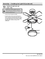 Предварительный просмотр 15 страницы HAMPTON BAY METARIE II 24 Use And Care Manual