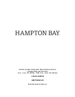 Preview for 20 page of HAMPTON BAY METARIE II YG922B-MBK Use And Care Manual