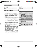 Preview for 2 page of HAMPTON BAY Middleton 42 inch Use And Care Manual