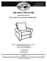 Предварительный просмотр 1 страницы HAMPTON BAY MILL VALLEY 153-002-LC Use And Care Manual