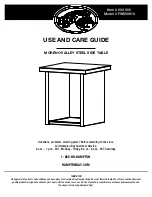 HAMPTON BAY MORENO VALLEY FWS00610 Use And Care Manual preview