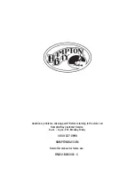 Preview for 18 page of HAMPTON BAY MORESCO 14411 Use And Care Manual