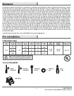 Preview for 3 page of HAMPTON BAY NORTH GROVE 52-HASLD Use And Care Manual