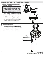 Preview for 11 page of HAMPTON BAY NORTH GROVE 52-HASLD Use And Care Manual