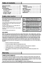 Preview for 2 page of HAMPTON BAY NTSW30030LBL-MS Use And Care Manual