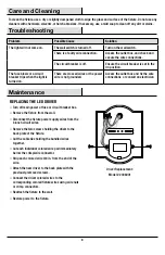 Preview for 8 page of HAMPTON BAY NTSW30030LBL-MS Use And Care Manual