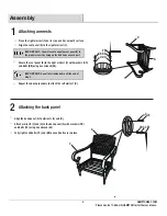 Preview for 5 page of HAMPTON BAY OAK CLIFF 176-411-LC2-NF Use And Care Manual