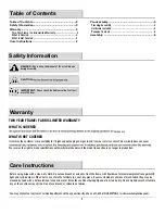 Preview for 2 page of HAMPTON BAY OAK CLIFF 176-411-OT2 Use And Care Manual