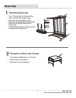 Preview for 5 page of HAMPTON BAY OAK CLIFF 176-411-OT2 Use And Care Manual