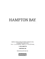 Preview for 8 page of HAMPTON BAY Oakshire TQ631L 1003067290 Use And Care Manual
