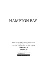 Preview for 9 page of HAMPTON BAY ORLEANS FRN-801960-S-1 Use And Care Manual