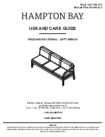 HAMPTON BAY ORLEANS FRN-801960-S-2 Use And Care Manual предпросмотр