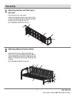 Предварительный просмотр 5 страницы HAMPTON BAY ORLEANS FRN-801960-S-2 Use And Care Manual