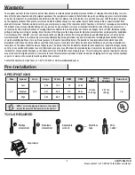 Предварительный просмотр 3 страницы HAMPTON BAY PALM BEACH II 59299 Use And Care Manual