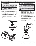 Preview for 9 page of HAMPTON BAY PALM BEACH III 48-PBH Use And Care Manual