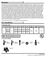 Предварительный просмотр 3 страницы HAMPTON BAY PALM BEACH III 51499 Use And Care Manual