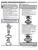 Предварительный просмотр 9 страницы HAMPTON BAY PALM BEACH III 51499 Use And Care Manual