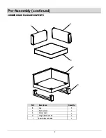 Preview for 6 page of HAMPTON BAY PARK HEIGHTS 4-PIECE STEEL SECTIONAL SET... Use And Care Manual