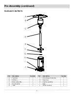 Preview for 6 page of HAMPTON BAY PG171H-B Use And Care Manual