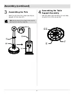 Предварительный просмотр 8 страницы HAMPTON BAY PG171H-B Use And Care Manual