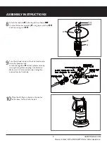 Preview for 8 page of HAMPTON BAY PH01-SS Use And Care Manual