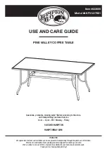 HAMPTON BAY PINE VALLEY AKF01417K01 Use And Care Manual preview