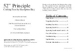 Preview for 2 page of HAMPTON BAY Principle Owner'S Manual