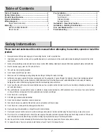 Preview for 2 page of HAMPTON BAY PT13-13D-1 Use And Care Manual