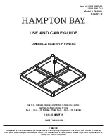 HAMPTON BAY R04361 Use And Care Manual preview