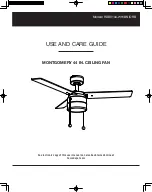 Preview for 1 page of HAMPTON BAY RDB9144-BN Use And Care Manual