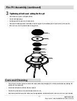 Preview for 15 page of HAMPTON BAY REDWOOD VALLEY FSS60428RST Use And Care Manual