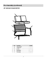 Preview for 4 page of HAMPTON BAY REDWOOD VALLEY SECTIONAL Use And Care Manual