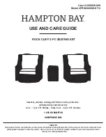 Preview for 1 page of HAMPTON BAY ROCK CLIFF FRS60605IS-ST-2 Use And Care Manual