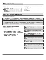 Preview for 2 page of HAMPTON BAY ROCK CLIFF FRS60605IS-ST-2 Use And Care Manual