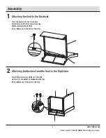 Preview for 5 page of HAMPTON BAY ROCK CLIFF FRS60605IS-ST-2 Use And Care Manual