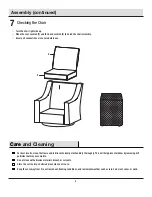 Preview for 8 page of HAMPTON BAY ROCK CLIFF FRS60605IS-ST-2 Use And Care Manual