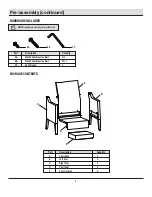 Предварительный просмотр 4 страницы HAMPTON BAY ROCK CLIFF STEEL WICKER FRS81146-2PKB Use And Care Manual